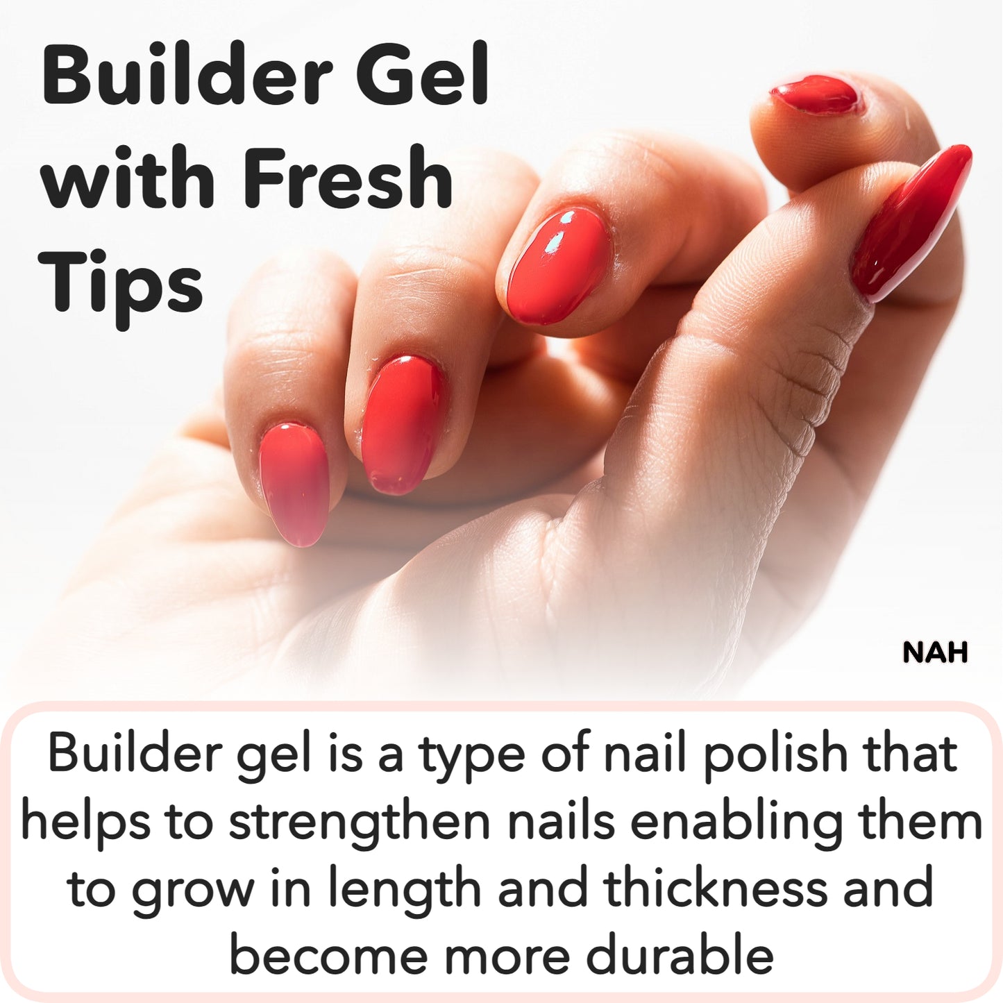 Builder Gel Service with fresh tips